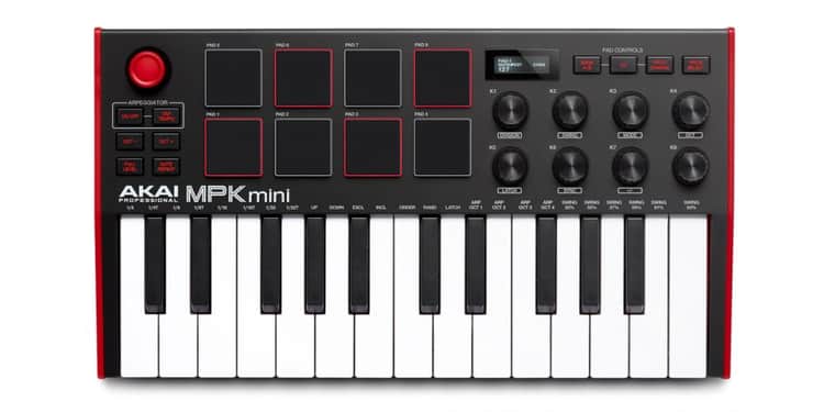 Akai mpk mini mk3 teclado controlador midi ahora con software mpc beats