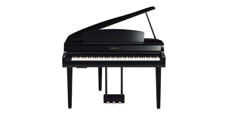 Yamaha clp-765gp clavinova piano de cola digital negro pulido