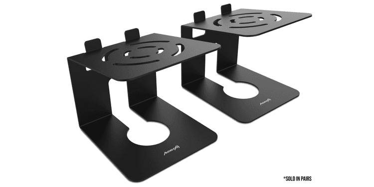 Audibax neo stm 4b soportes de mesa para monitor estudio y altavoz (pareja)