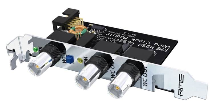 Rme wordclockmodule(wcm) tarjeta de expansión word clock