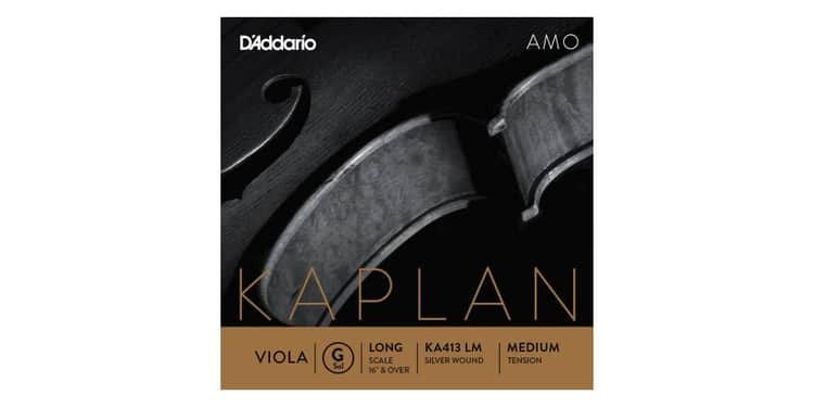 D´addario ka413 cuerda kaplan sol (g) para viola, tensión media