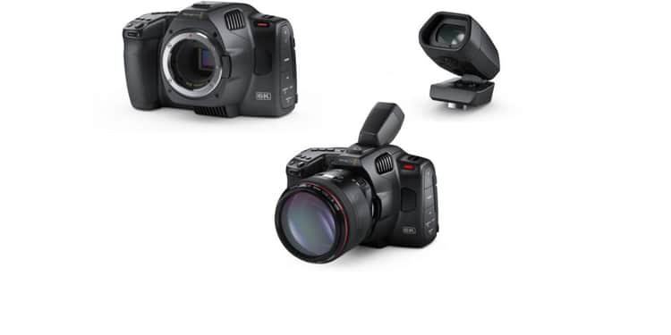 Blackmagic pocket cinema camera 6k g2 cámara de vídeo + pocket cinema camera pro evf visor regalo