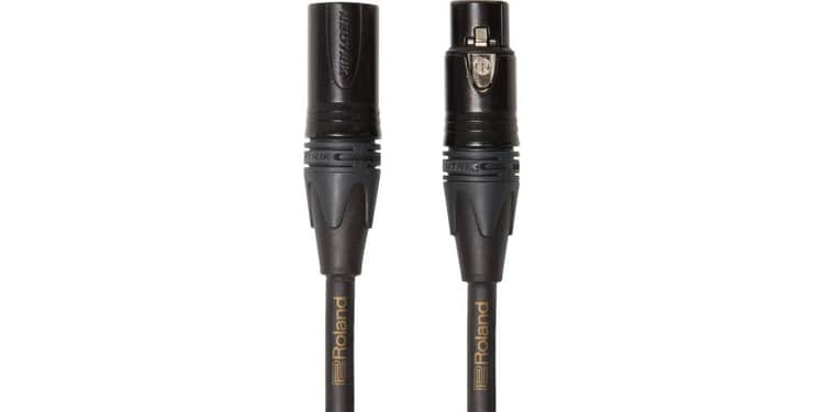 Roland rmcgq10 cable xlr macho a xlr hembra neutrik 3 metros