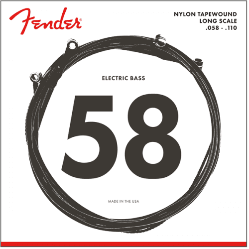 Fender 9120 bass cuerdas de nylon .058-.110 (4)