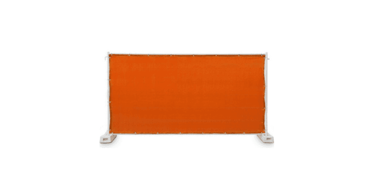 Adam hall accesorios 0159 x bau 8 - malla tipo 800 de 1,76x3,41 m, con ojales, naranja