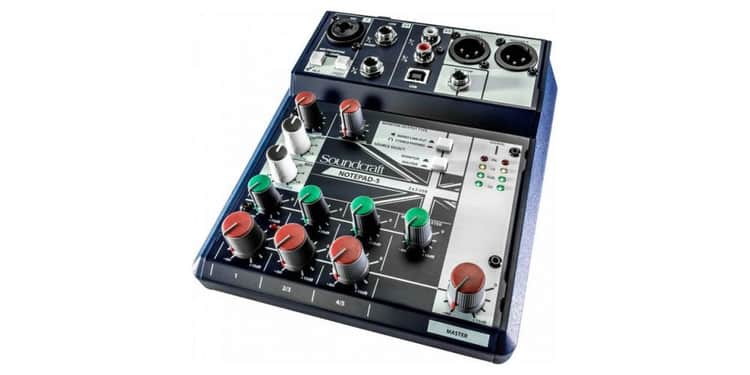 Soundcraft notepad-5 mesa de mezclas