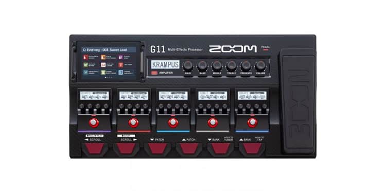 Zoom g11 pedalera multiefectos