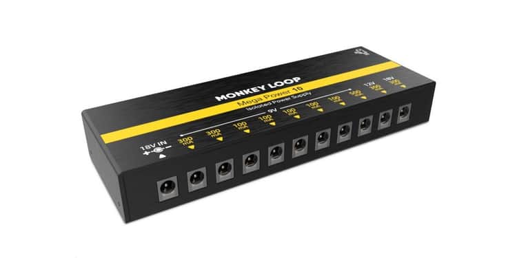 Monkey loop mega power 10 fuente alimentación para pedales