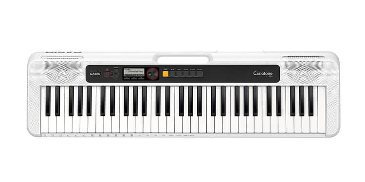 Casio ct-s200we casiotone teclado portátil de 61 teclas. blanco