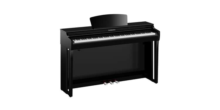 Yamaha clp-725 pe clavinova piano digital negro pulido