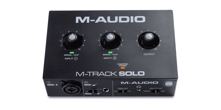 M audio m-track solo interface audio usb