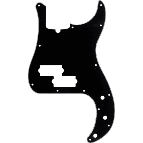 Fender golpeador precision bass 13 agujeros de montaje con muesca negro