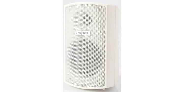 Proel xe35tw altavoz de instalación en superficie ( color blanco ) pareja