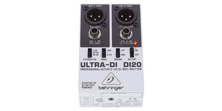 Behringer di20 caja di activa. 2 canales